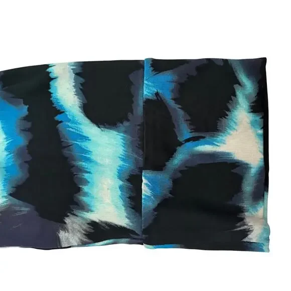 Diane von Furstenberg 100% Silk Jersey Tie Dye Snap Dress Boho Hippie Festival - Picture 4 of 9